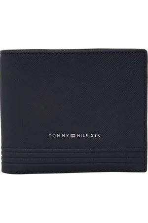 Tommy Hilfiger Akcesoria, Mężczyzna, Niebieski, ONE SIZE, Klasyczny Portfel Bifold
