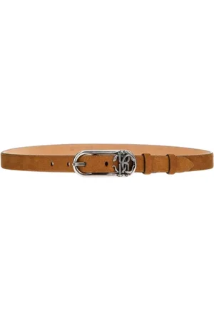 Roberto Cavalli Akcesoria, Mężczyzna, brązowy, 95 CM, Pasek z monogramem w kolorze brązowym