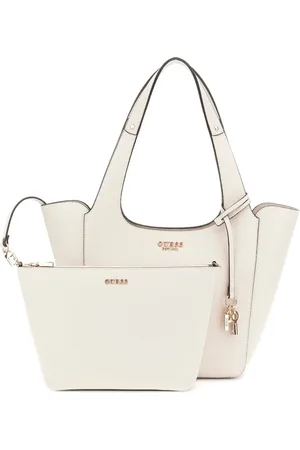 Guess Torebki, Kobieta, Biały, ONE SIZE, Torebka Anadela z Trzema Przegrodami