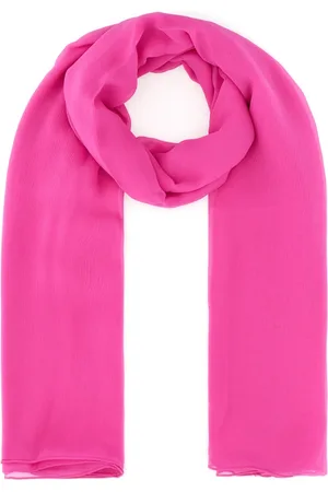 Max Mara Akcesoria, Kobieta, Różowy, ONE SIZE, Jedwabny szal