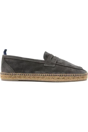 Castaner Buty, Mężczyzna, Szary, 41 EU, Espadryle z plecioną podeszwą z rafii