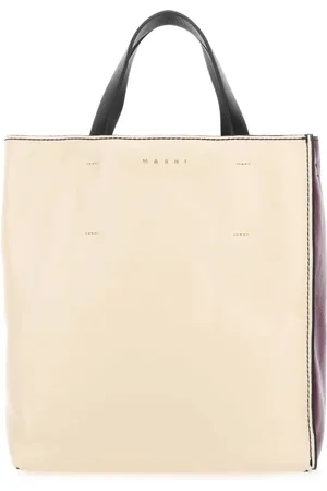 Marni Torebki, Kobieta, Beżowy, ONE SIZE, Bawełna, Museo Soft Handbag