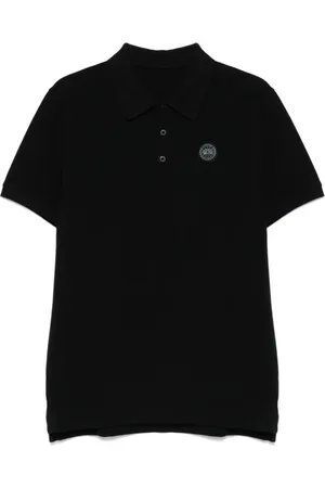 Canada Goose Koszulki, Mężczyzna, Czarny, S, Czarna Koszulka Polo Beckley