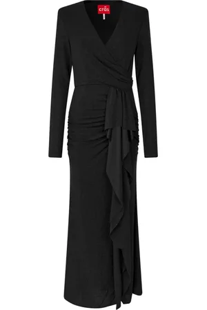 Crās Sukienki, Kobieta, Czarny, S, Nylon, Muse Dress