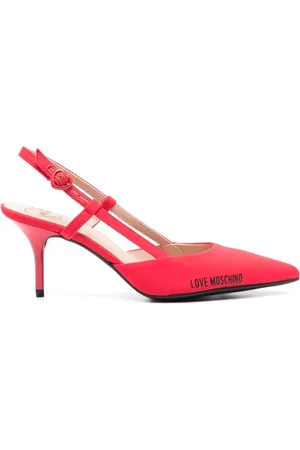 Moschino Buty, Kobieta, Czerwony, 39 EU, Skóra, Baleriny