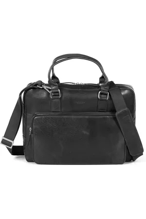 Howard London Torebki, Mężczyzna, Czarny, ONE SIZE, Skóra, Torba na laptopa Leopold