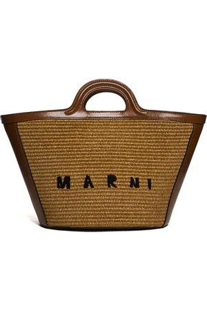 Marni Torebki, Kobieta, brązowy, ONE SIZE, Elegancka Tropicalia Damska Torba