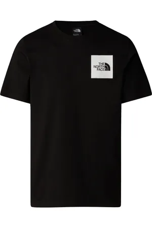 The North Face Koszulki, Mężczyzna, Czarny, XL, Koszulka z Logo na Krótki Rękaw
