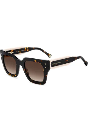 Carolina Herrera Akcesoria, Kobieta, brązowy, 51 MM, Okulary przeciwsłoneczne