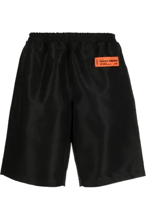 Heron Preston Szorty, Mężczyzna, Czarny, S, Nylon, Szorty nylonowe casual