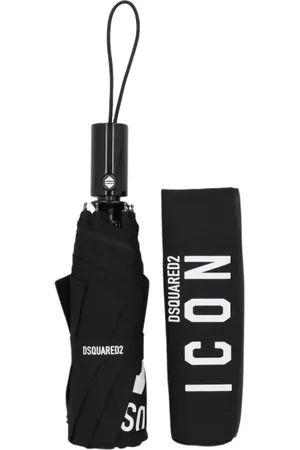 Dsquared2 Akcesoria, Mężczyzna, Czarny, ONE SIZE, Parasol Be Icon