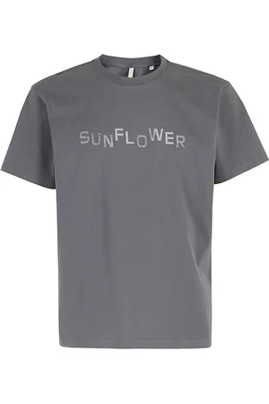 Sunflower Koszulki, Mężczyzna, Szary, S, Stylowa Overdyed Koszulka z Krótkim Rękawem