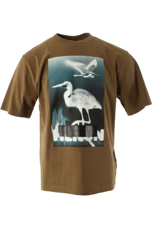Heron Preston Koszulki, Mężczyzna, Zielony, L, Bawełna, Censored Heron SS Tee
