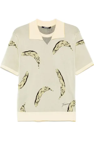 Jacquemus Koszulki, Mężczyzna, Żółty, L, Polo Shirts