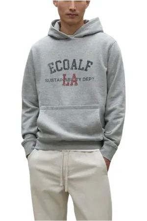 ECOALF Bluzy, Mężczyzna, Szary, XL, Poliester, Venicealf Hoodie