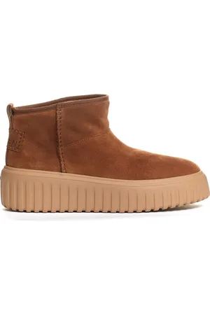 Hogan Buty, Kobieta, brązowy, 37 EU, Skóra, Sneakersy w stylu Cuoio