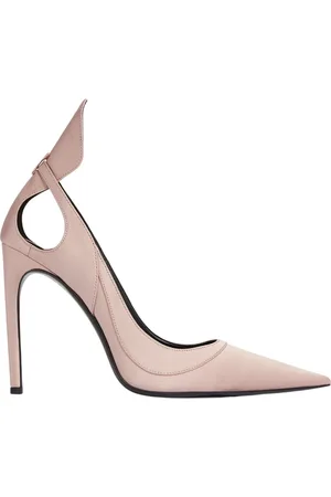 Nina Ricci Buty, Kobieta, Różowy, 36 EU, Satyna, Satynowe Czółenka z Kokardą