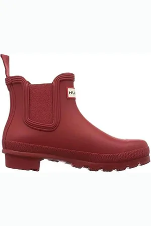 Hunter Buty, Kobieta, Czerwony, 38 EU, Klasyczne botki Chelsea