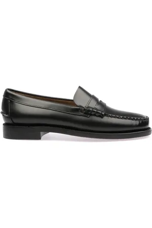 SEBAGO Buty, Mężczyzna, Czarny, 43 EU, Czarne Buty Męskie z Sznurówką