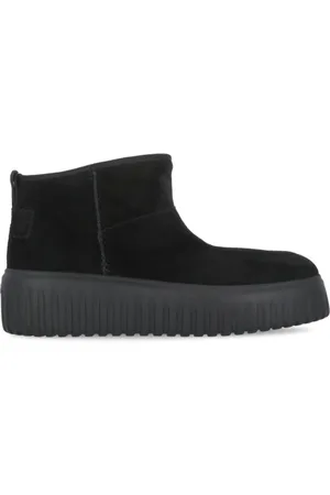 Hogan Buty, Kobieta, Czarny, 40 EU, Skóra, H-Stripes Botki