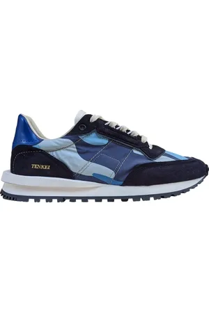 Hidnander Buty, Mężczyzna, Niebieski, 43 EU, Nylon, Wsuwane sneakersy Indigo Camo