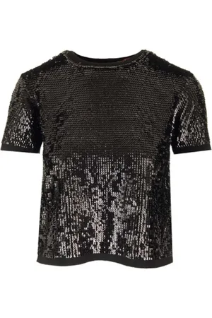 Max Mara Koszulki, Kobieta, Czarny, L, Bawełna, Rupia T-Shirt