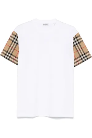 Burberry Koszulki, Kobieta, Biały, XS, Bawełna, Bawełniany T-shirt
