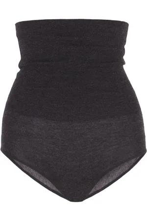 Cortana Szorty, Kobieta, Czarny, S, Kaszmir, Kaszmirowe szorty culottes z wysokim stanem