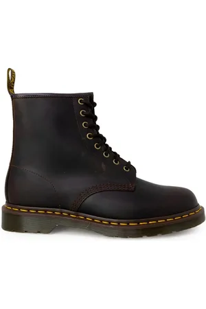 Dr. Martens Buty, Mężczyzna, brązowy, 43 EU, Skóra, Brązowe skórzane buty sznurowane