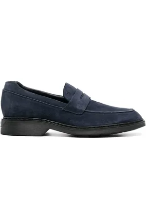 Hogan Buty, Mężczyzna, Niebieski, 39 1/2 EU, Mokasyny Niebieskie Ss 23