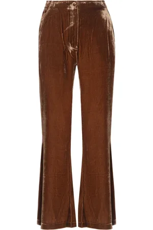By Malene Birger Spodnie, Kobieta, brązowy, S, Len, Bison Trouser Amores