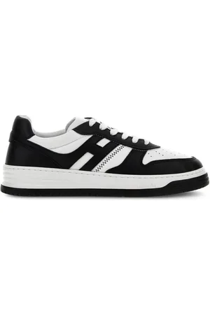 Hogan Buty, Mężczyzna, Czarny, 41 1/2 EU, Skóra, Sneakersy 0001c