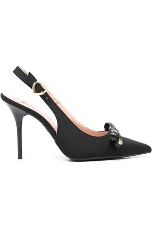 Moschino Buty, Kobieta, Czarny, 40 EU, Skóra, Baleriny