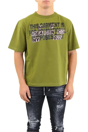Heron Preston Koszulki, Mężczyzna, Zielony, S, Bawełna, Promo Only SS Tee