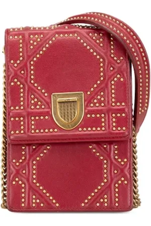 Dior Pre-owned, Kobieta, Czerwony, ONE SIZE, Skóra, Pre-owned Leather crossbody-bags