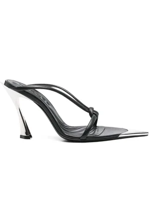 MUGLER Buty, Kobieta, Czarny, 38 EU, Stylowe czarne mules