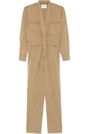 Isabel Marant Kombinezony, Kobieta, brązowy, M, Stylowy Kombinezon dla Kobiet