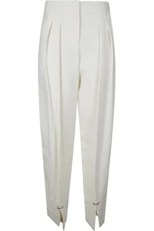 MUGLER Spodnie, Kobieta, Beżowy, S, Stylowe Spodnie