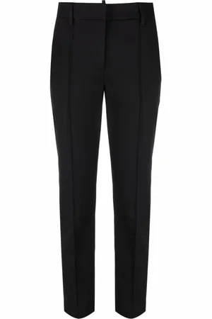 Brunello Cucinelli Spodnie, Kobieta, Czarny, L, Bawełna, Krótkie spodnie Slim-Fit