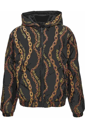 VERSACE Kurtki, Mężczyzna, Czarny, L, Płaszcze