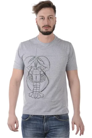 Ermenegildo Zegna Koszulki, Mężczyzna, Szary, L, Bawełna, T-Shirt Sweatshirt