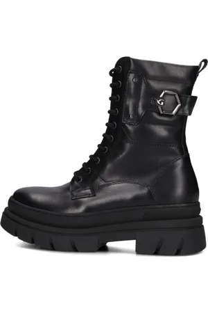 Nero Giardini Buty, Kobieta, Czarny, 37 EU, Skóra, Sznurowane Botki