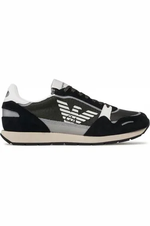 Emporio Armani Buty, Mężczyzna, Wielobarwność, 43 1/2 EU, Poliester, Sneakersy