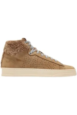 P448 Buty, Kobieta, brązowy, 37 EU, Skóra, Taylor Biscotti Sneakers