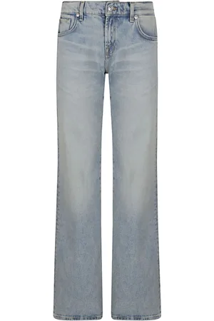 7 for all Mankind Jeansy, Kobieta, Niebieski, W29, Niebieskie Spodnie Podkreśl Styl Nowoczesny Urok