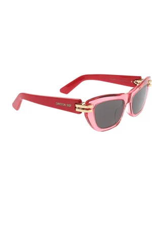Dior Akcesoria, Kobieta, Czerwony, ONE SIZE, Stylowe okulary przeciwsłoneczne o unikalnym designie