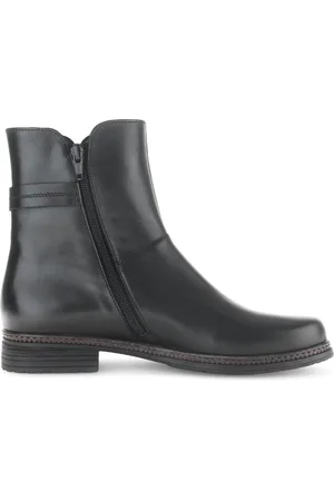 Gabor Buty, Kobieta, Czarny, 41 EU, Skóra, Eleganckie skórzane botki