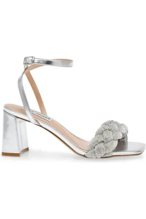 Steve Madden Buty, Kobieta, Szary, 37 EU, Stylowe sandały na platformie