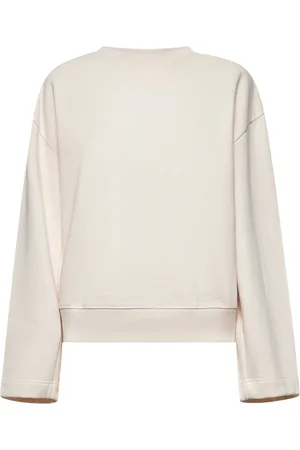 DRIES VAN NOTEN Bluzy, Kobieta, Beżowy, XS, Różowy Oversize Bawełniany Sweter