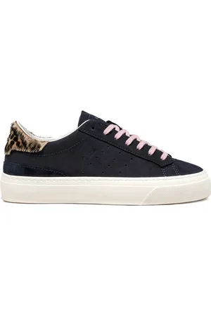 D.A.T.E. Buty, Kobieta, Niebieski, 36 EU, Skóra, Niskie Sneakersy ze Skóry Blueubuck